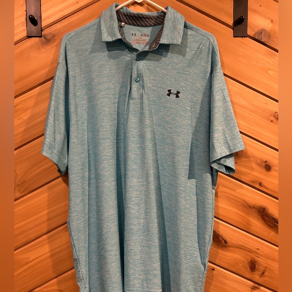 Mens Under Armour gold shirt. New without tags.